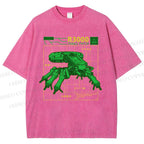 Unisex Chariot Printed Washed Tee