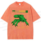 Unisex Chariot Printed Washed Tee