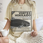 Unisex Fish Printed Washed Tee