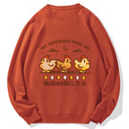 My Chicken Need Me Funny Game Stardew Chickens Puff Cotton Sweatshirt