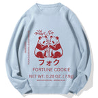 Panda Fortune cookie Graphic Cotton Sweatshirt