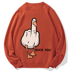 Duck You Cotton Sweatshirt
