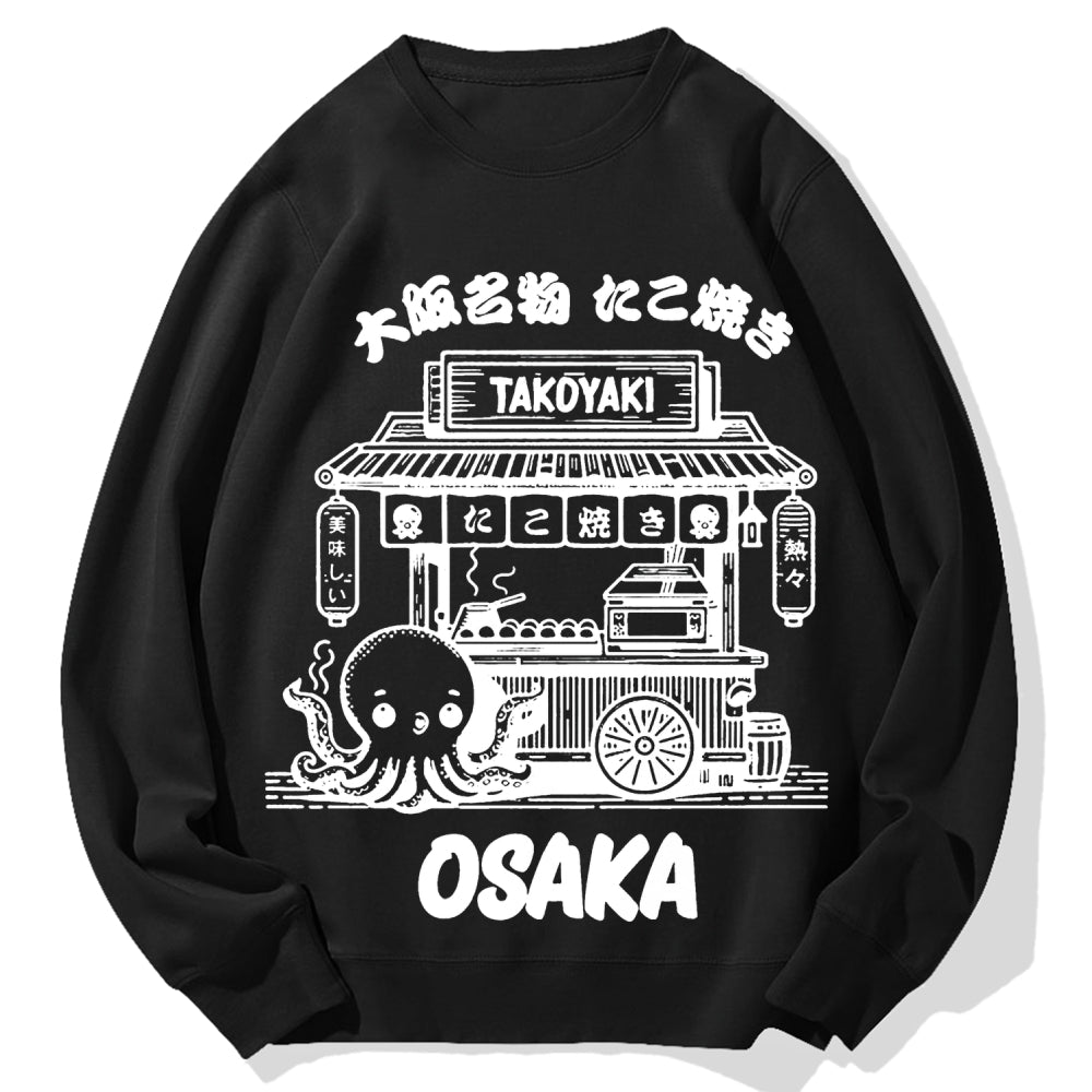 Japan Osaka Food Cotton Sweatshirt