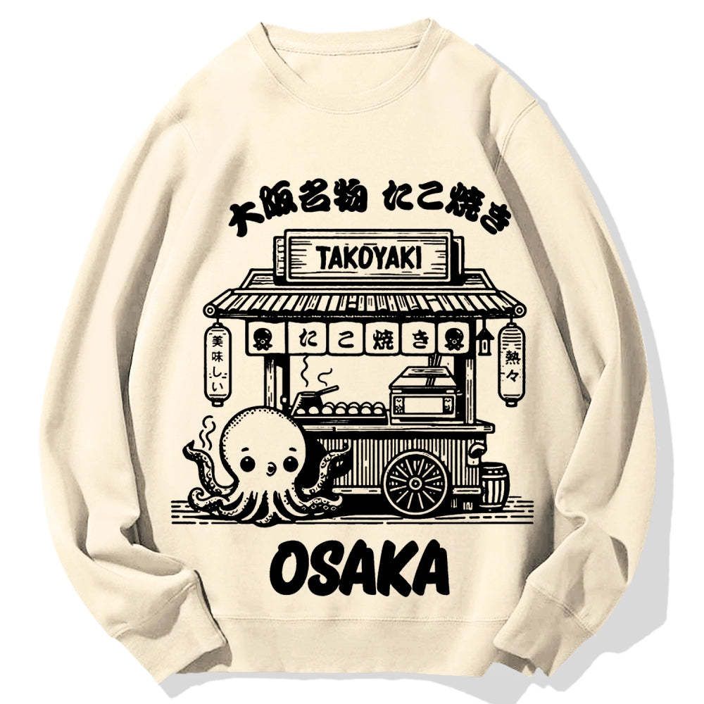 Japan Osaka Food Cotton Sweatshirt