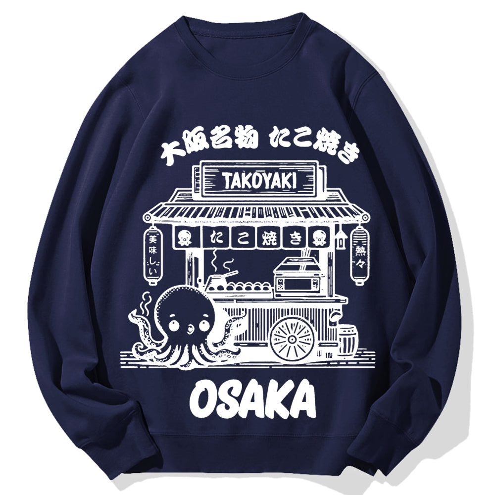 Japan Osaka Food Cotton Sweatshirt