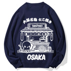 Japan Osaka Food Cotton Sweatshirt