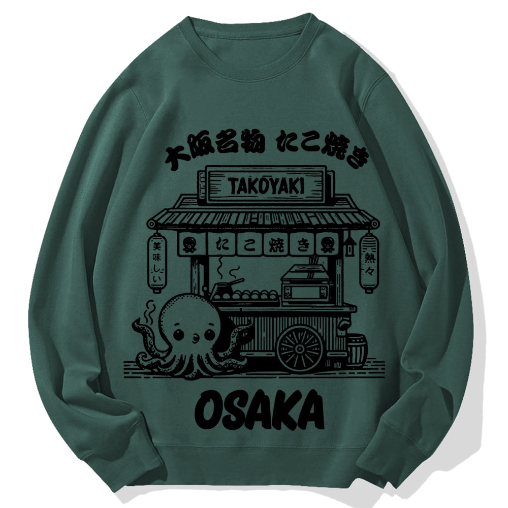 Japan Osaka Food Cotton Sweatshirt
