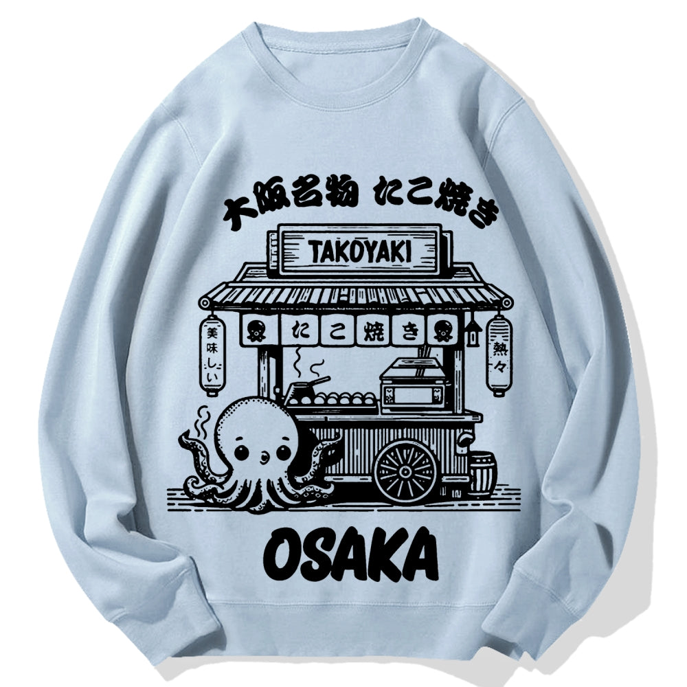 Japan Osaka Food Cotton Sweatshirt