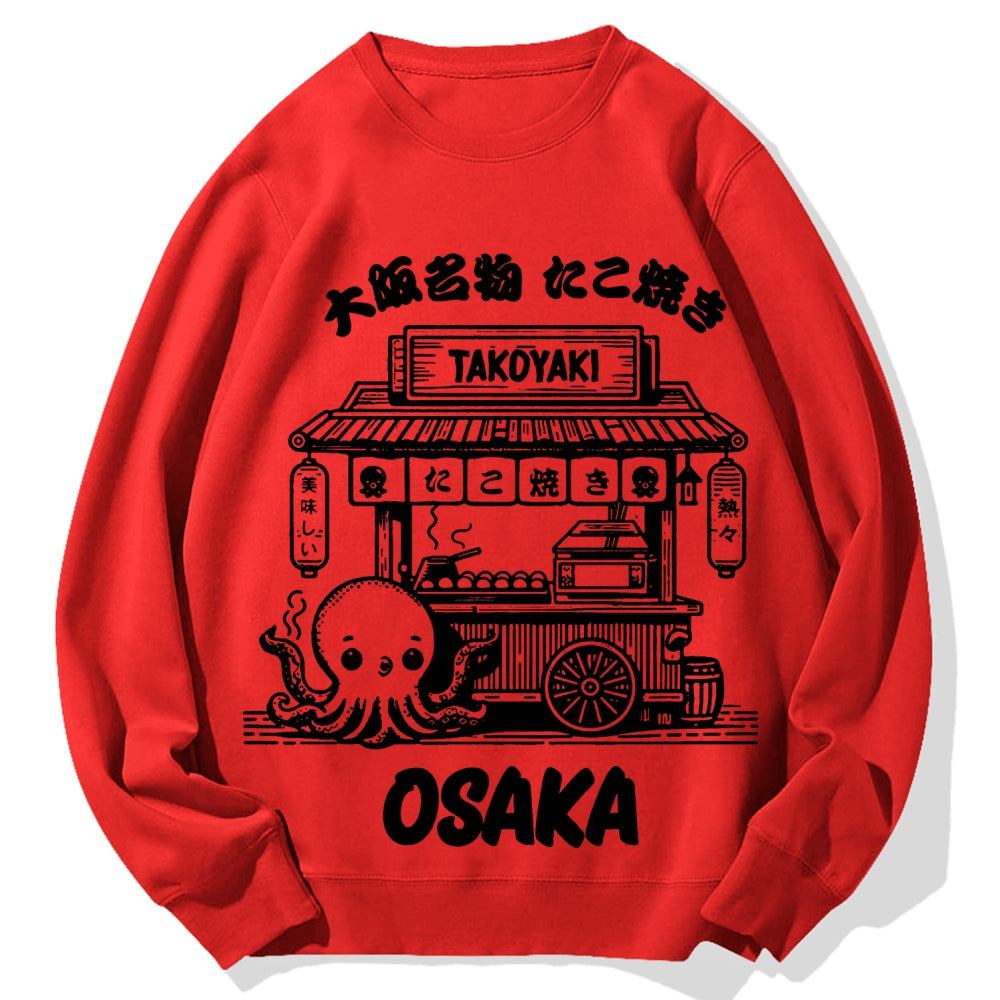 Japan Osaka Food Cotton Sweatshirt