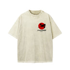 Unisex Cowboy Bebop Farm Vintage Wash Japanese Front And Back Printed Washed Tee