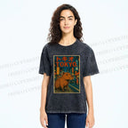 Unisex Tokyo Printed Washed Tee
