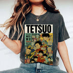 Unisex Tetsuo Printed Washed Tee