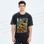Unisex Tetsuo Printed Washed Tee