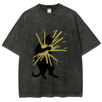 Cat Holding Light Washed T-Shirt