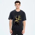Cat Holding Light Washed T-Shirt