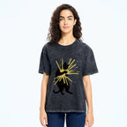 Cat Holding Light Washed T-Shirt