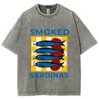 Smoked Sprats Ocean Washed T-Shirt
