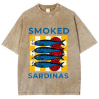 Smoked Sprats Ocean Washed T-Shirt