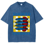 Smoked Sprats Ocean Washed T-Shirt