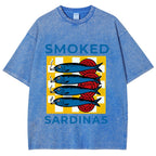 Smoked Sprats Ocean Washed T-Shirt