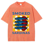 Smoked Sprats Ocean Washed T-Shirt