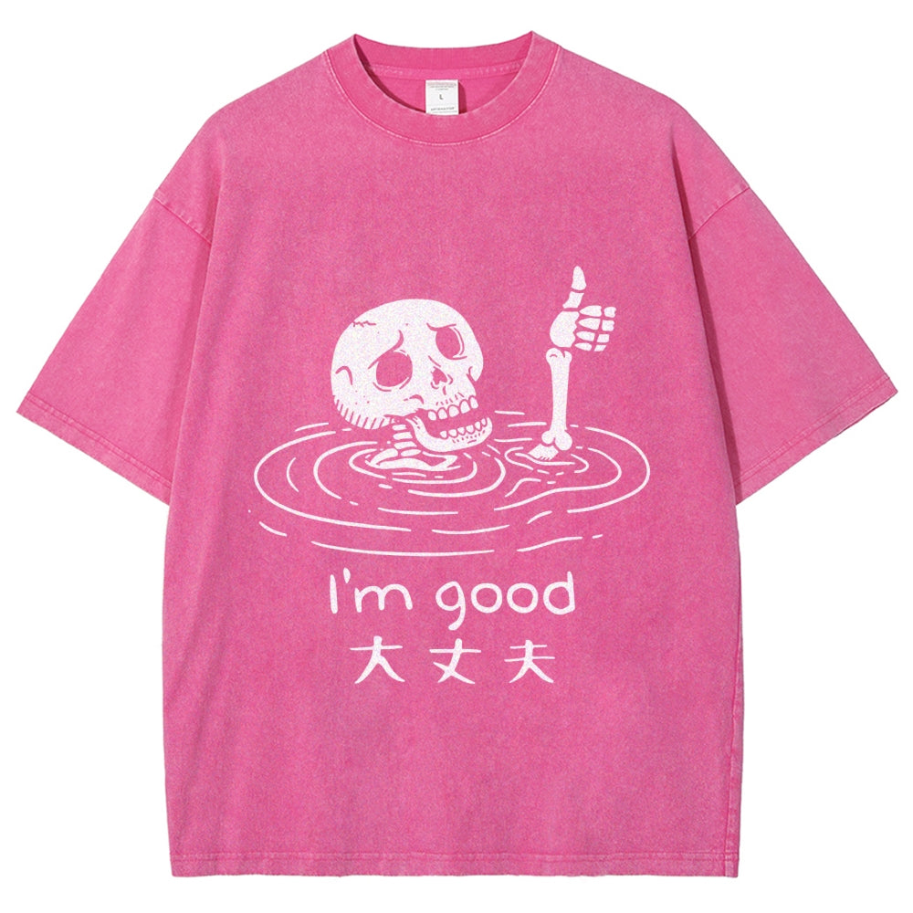 Drowned Skeleton Washed T-Shirt
