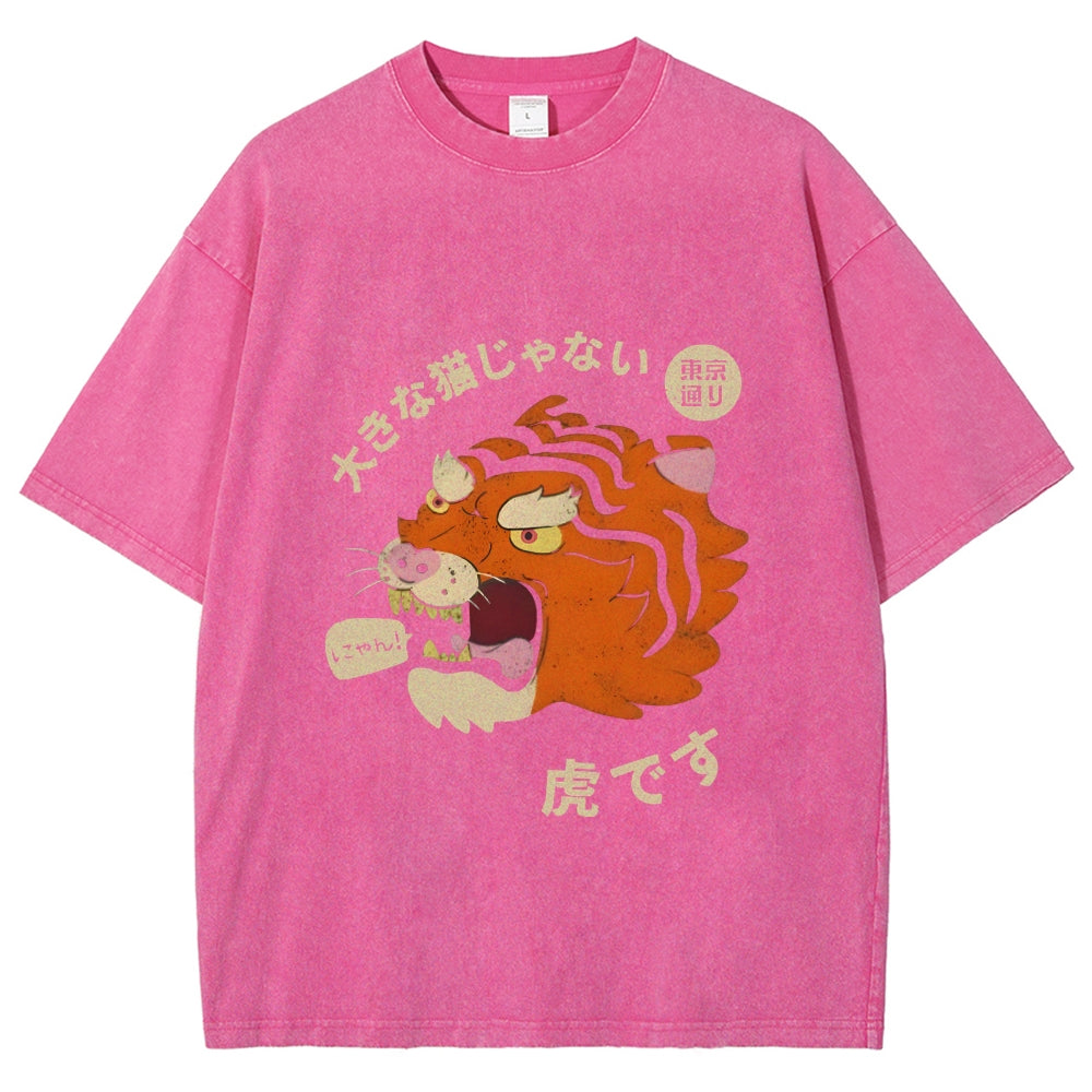 It's Not A Big Cat Washed Vintage T-Shirt