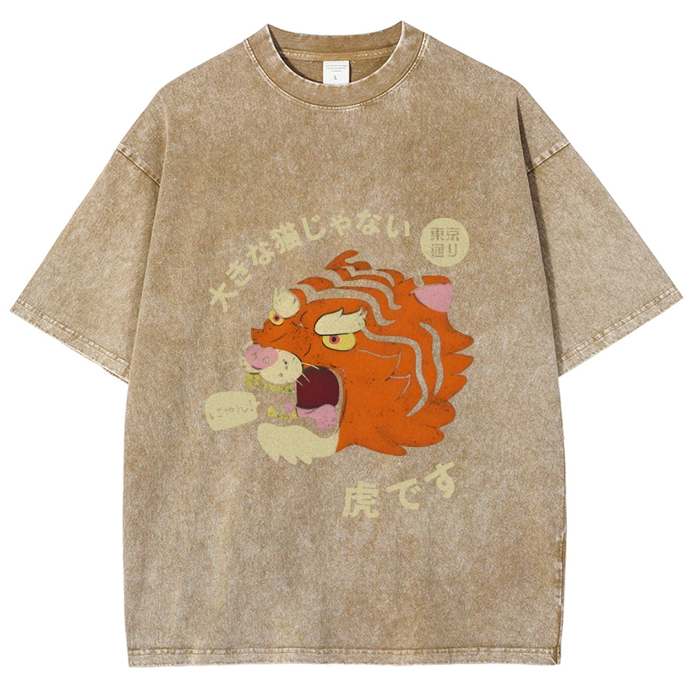 It's Not A Big Cat Washed Vintage T-Shirt