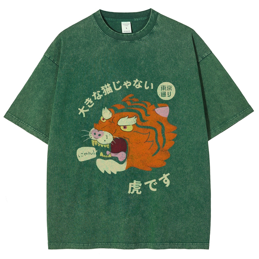 It's Not A Big Cat Washed Vintage T-Shirt