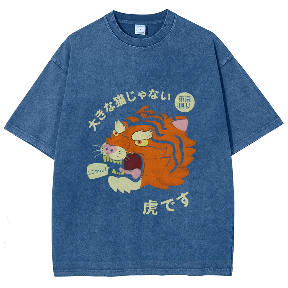 It's Not A Big Cat Washed Vintage T-Shirt
