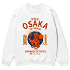 Osaka Dotonbori Drunken Octopus Cotton Sweatshirt