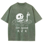 Drowned Skeleton Washed T-Shirt