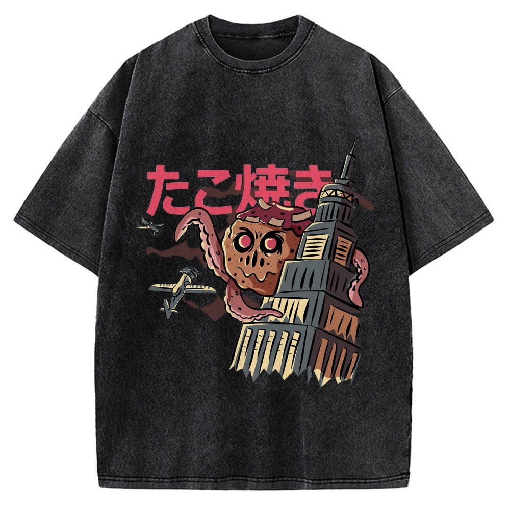 giant takoyaki kong Vintage Washed T-shirt