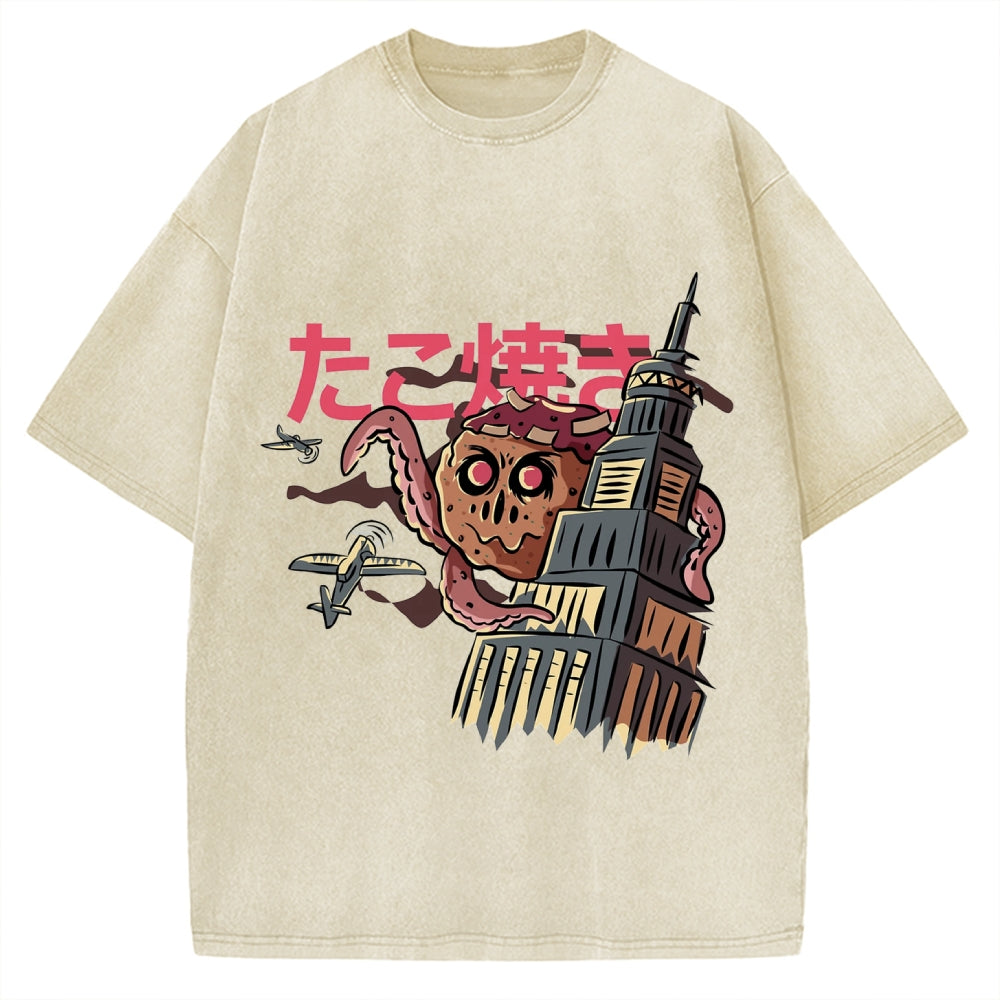 giant takoyaki kong Vintage Washed T-shirt