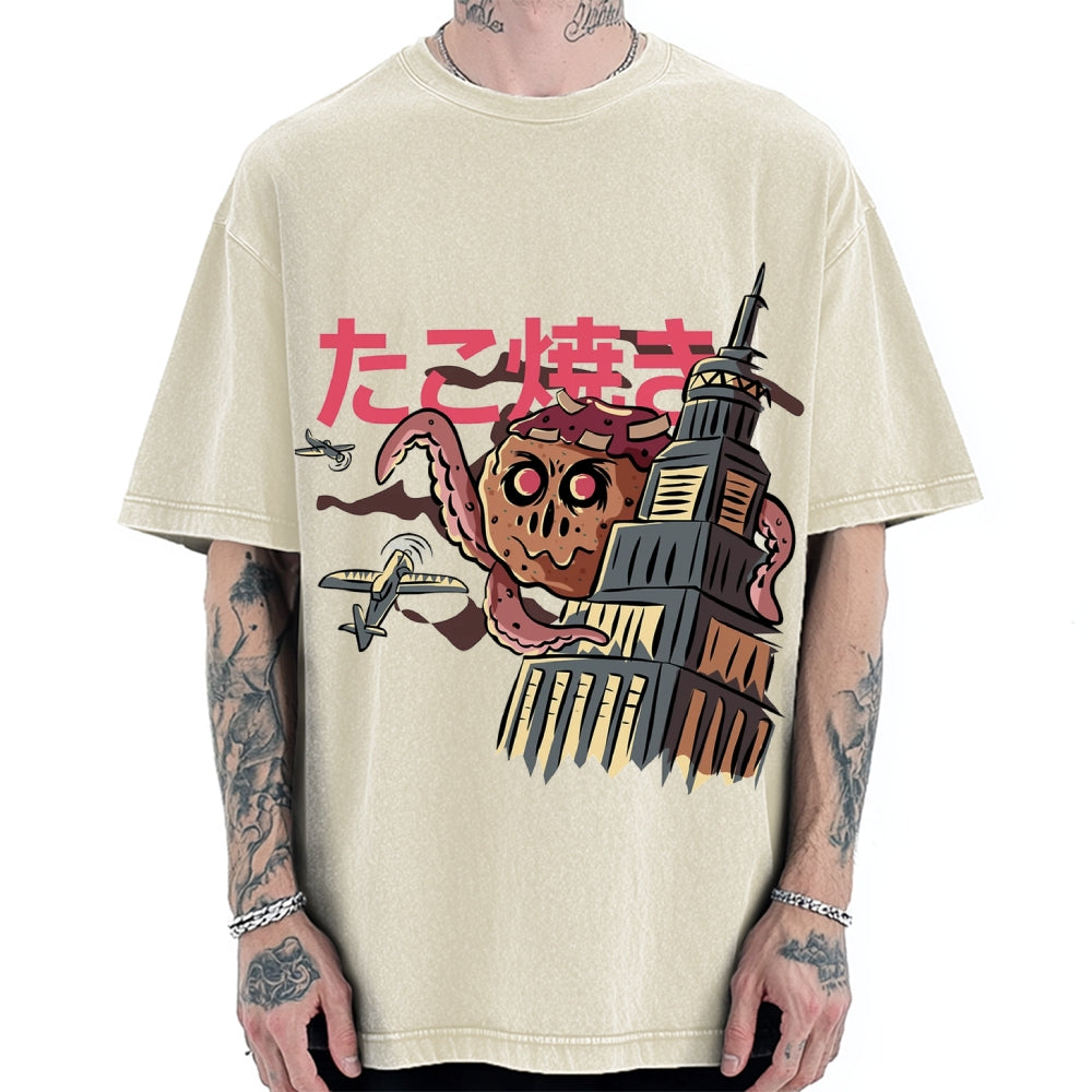 giant takoyaki kong Vintage Washed T-shirt