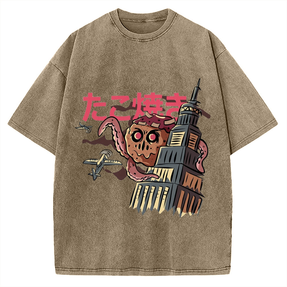 giant takoyaki kong Vintage Washed T-shirt