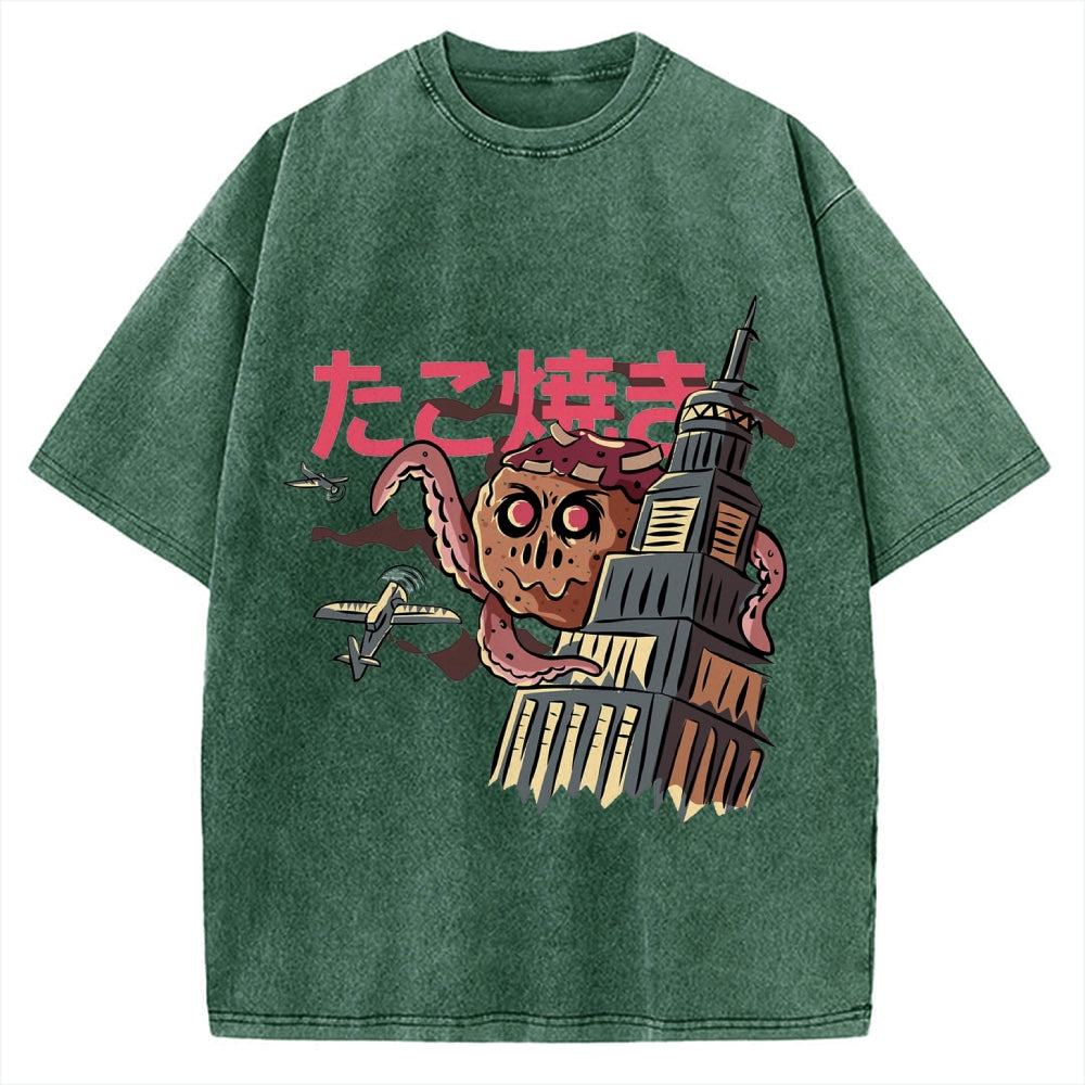 giant takoyaki kong Vintage Washed T-shirt