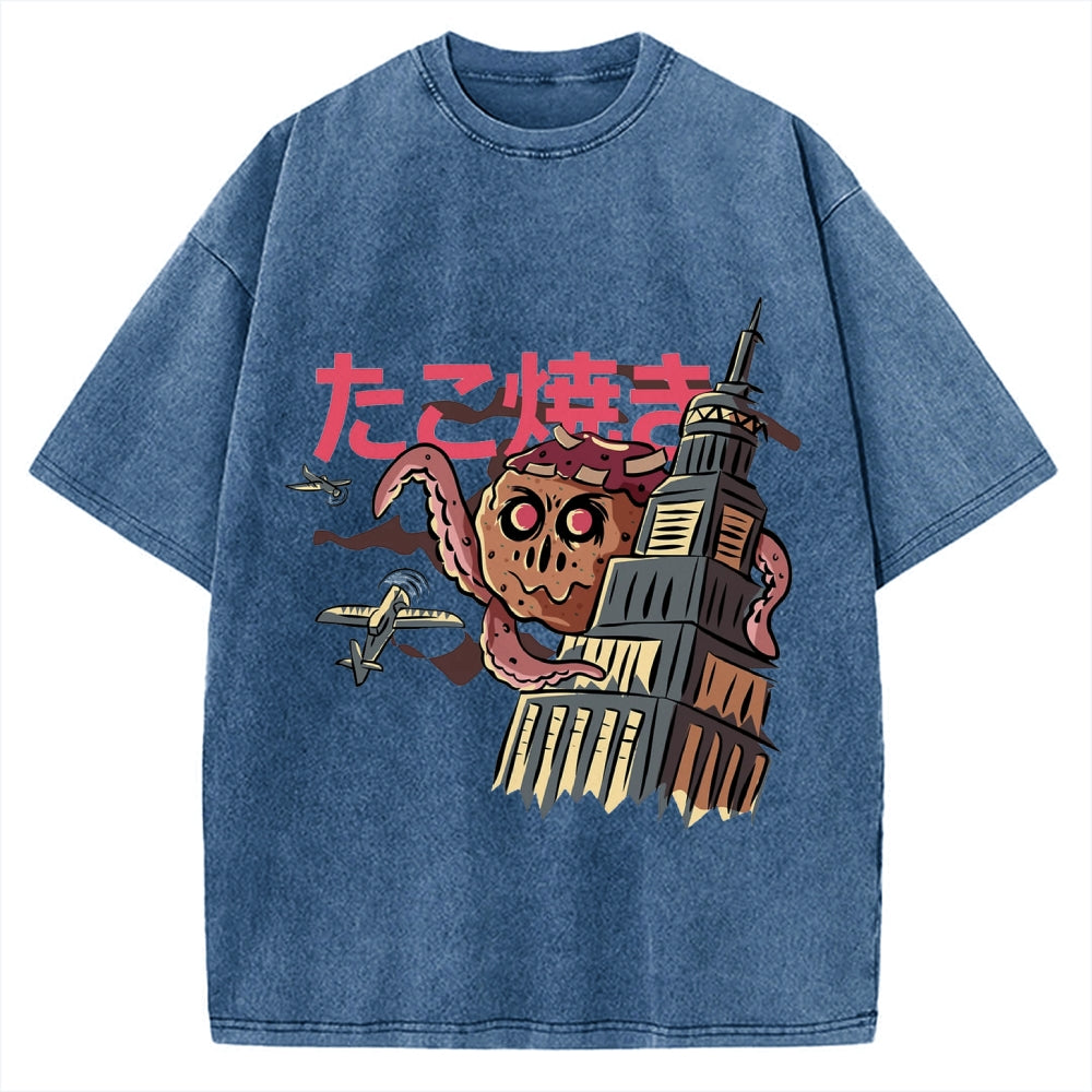 giant takoyaki kong Vintage Washed T-shirt