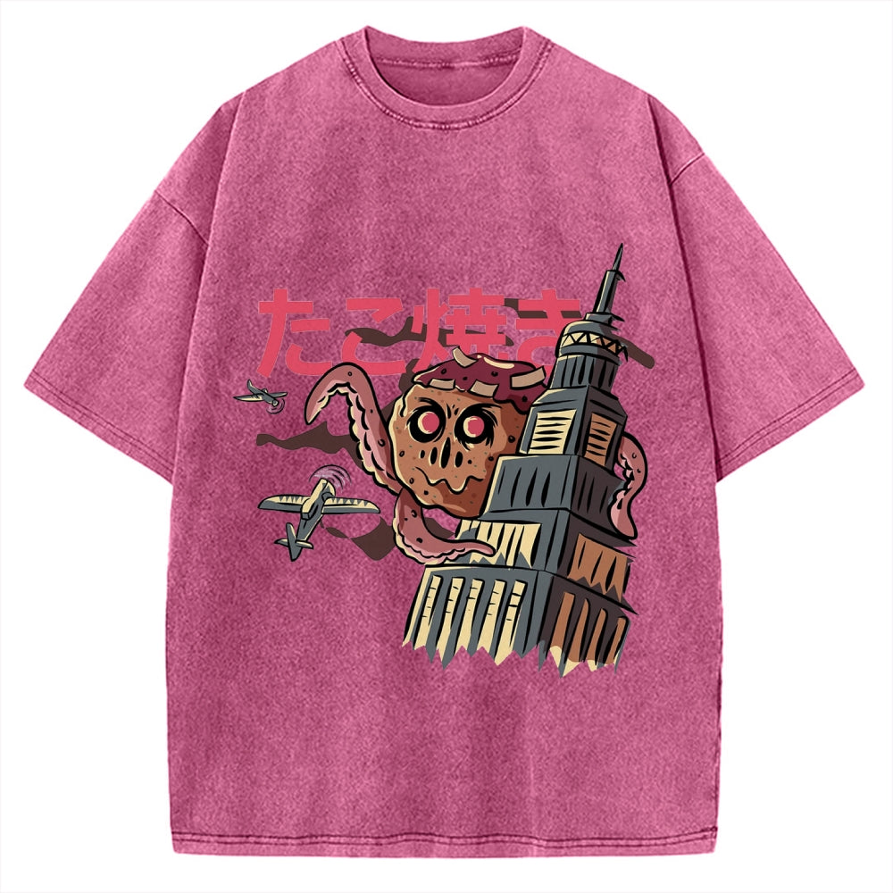 giant takoyaki kong Vintage Washed T-shirt
