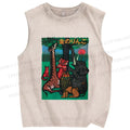 Unisex The Golden Apple Printed Washed Tank Top