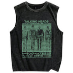 Talking Heads Vintage Distressed Washed Tank Top