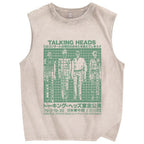 Talking Heads Vintage Distressed Washed Tank Top
