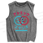 Unisex Fun In Printed Washed Tank Top