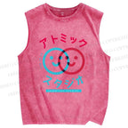 Unisex Fun In Printed Washed Tank Top