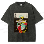Unisex Vintage Japanese Astro Boy Printed Washed Tee