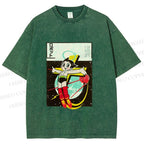 Unisex Vintage Japanese Astro Boy Printed Washed Tee