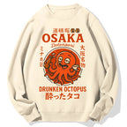 Dotonbori Octopu Cotton Sweatshirt
