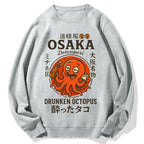 Dotonbori Octopu Cotton Sweatshirt