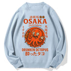 Dotonbori Octopu Cotton Sweatshirt