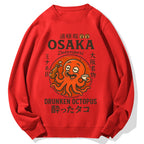 Dotonbori Octopu Cotton Sweatshirt